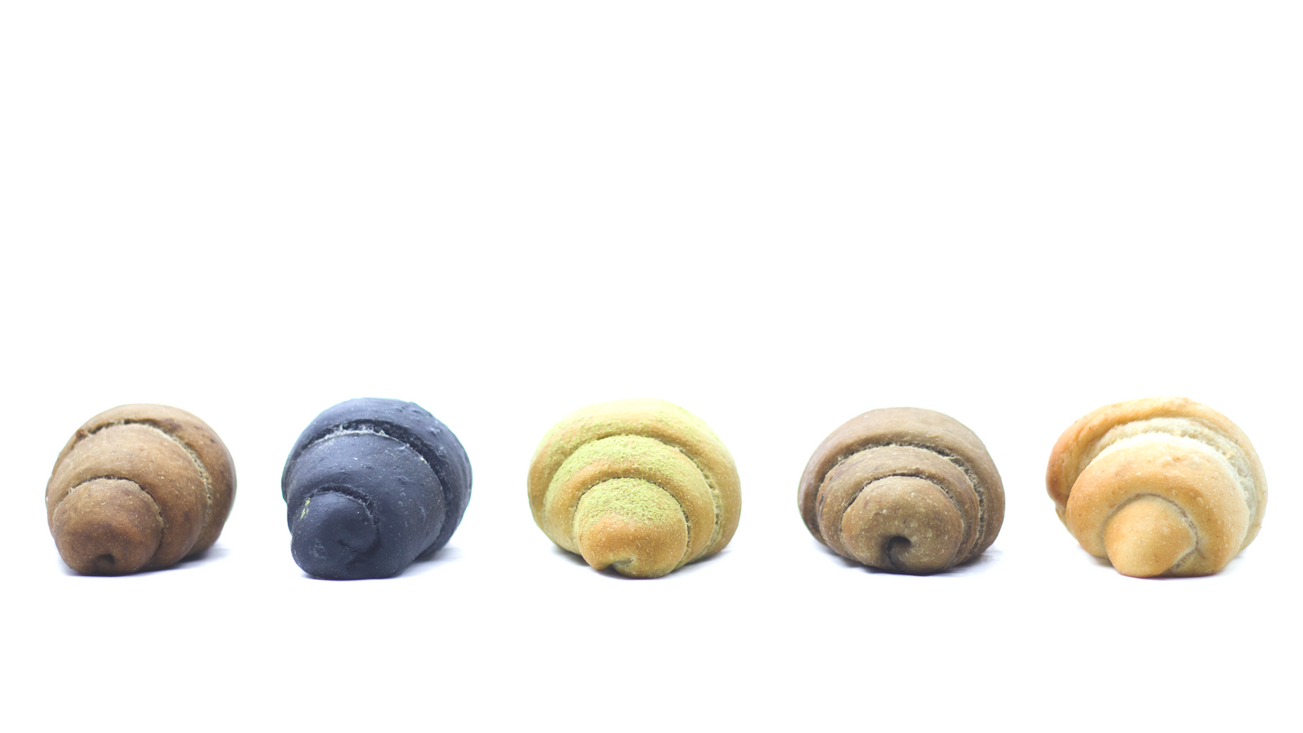 混合口味鹽可頌(5入裝)(純素) Bag of 5 Mixed Flavor Shio Pan (Vegan) 塩パン