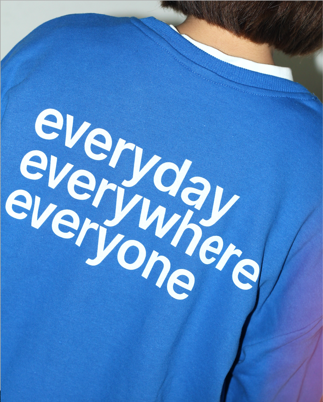 eee 長袖T恤 (深藍) Long Sleeve Navy Blue Hoodie EVERY