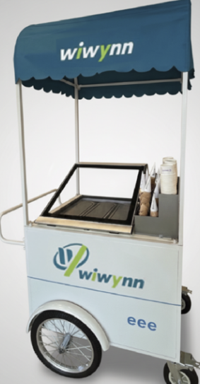 企業下午茶的健康選擇！eee 冰淇淋車駛進緯穎科技 Wiwynn，全客製化視覺焦點